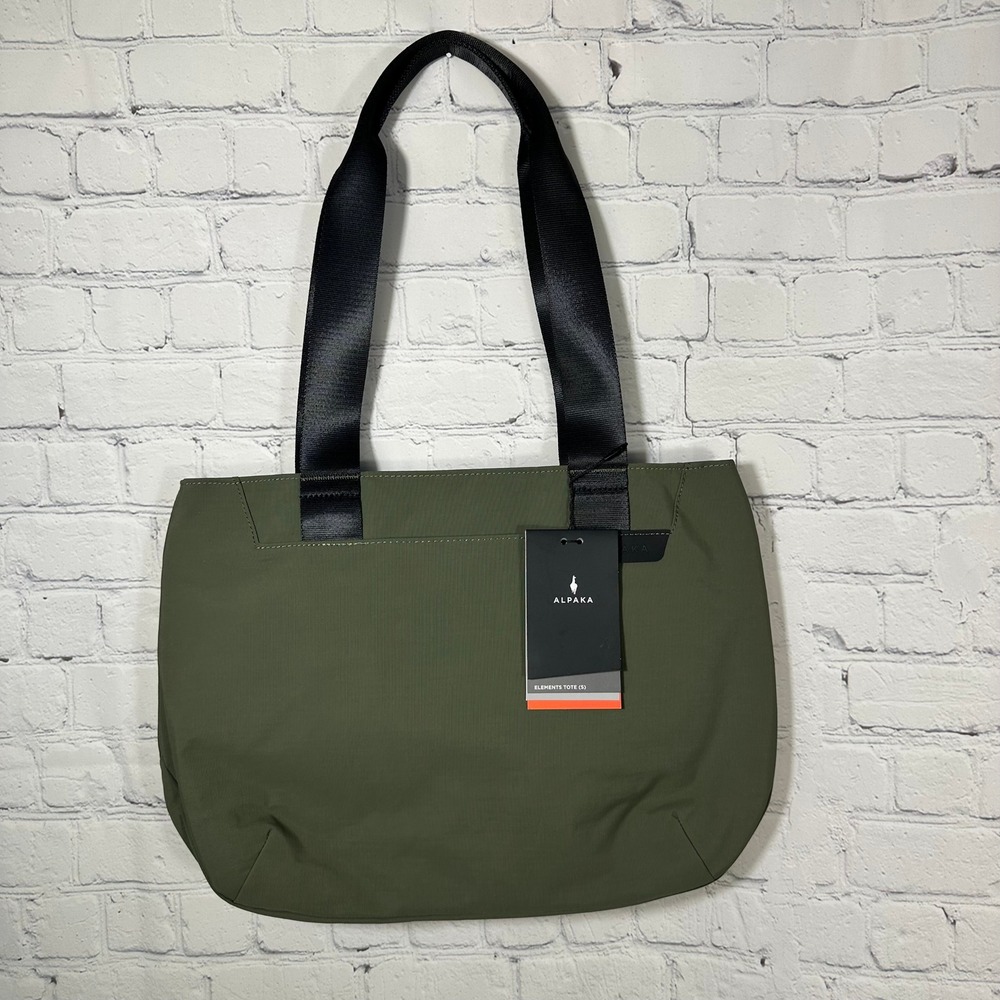 NEW Alpaka‎ Elements Tote S Green Axoflux 210D Recycled Fabric Bag Beach Carryon